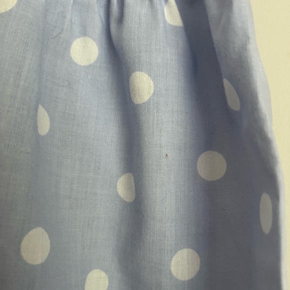 Vintage Claire Bell Romper Polka Dot Blue 3X Summer - Picture 2 of 5
